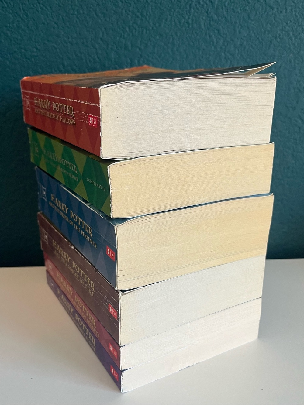 Harry Potter The Complete Series Books 1-7 Scholastic Paperback Set J.K. Rowling - Picture 2 of 5